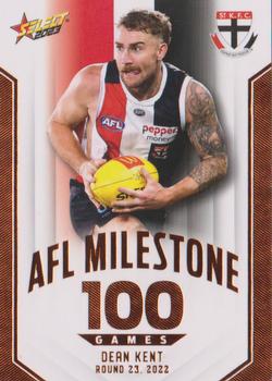2023 Select AFL Footy Stars - AFL Milestones Games #MG74 Dean Kent Front